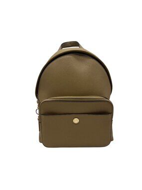 Michael Kors Tan Pebbled Leather Backpack And Pouch